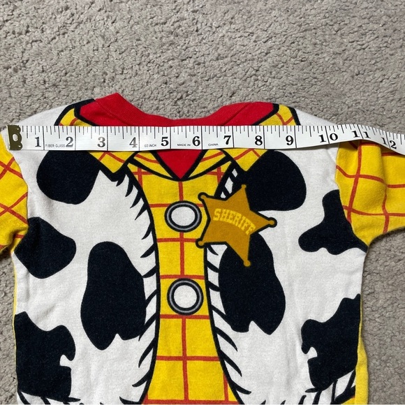 Disney Pixar Toy Story Buzz Lightyear Woody Pajama Tops Kids size 5T - Picture 13 of 13